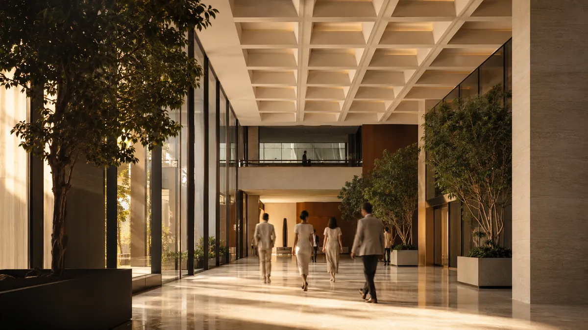 Syzygy operations atrium, Helion House