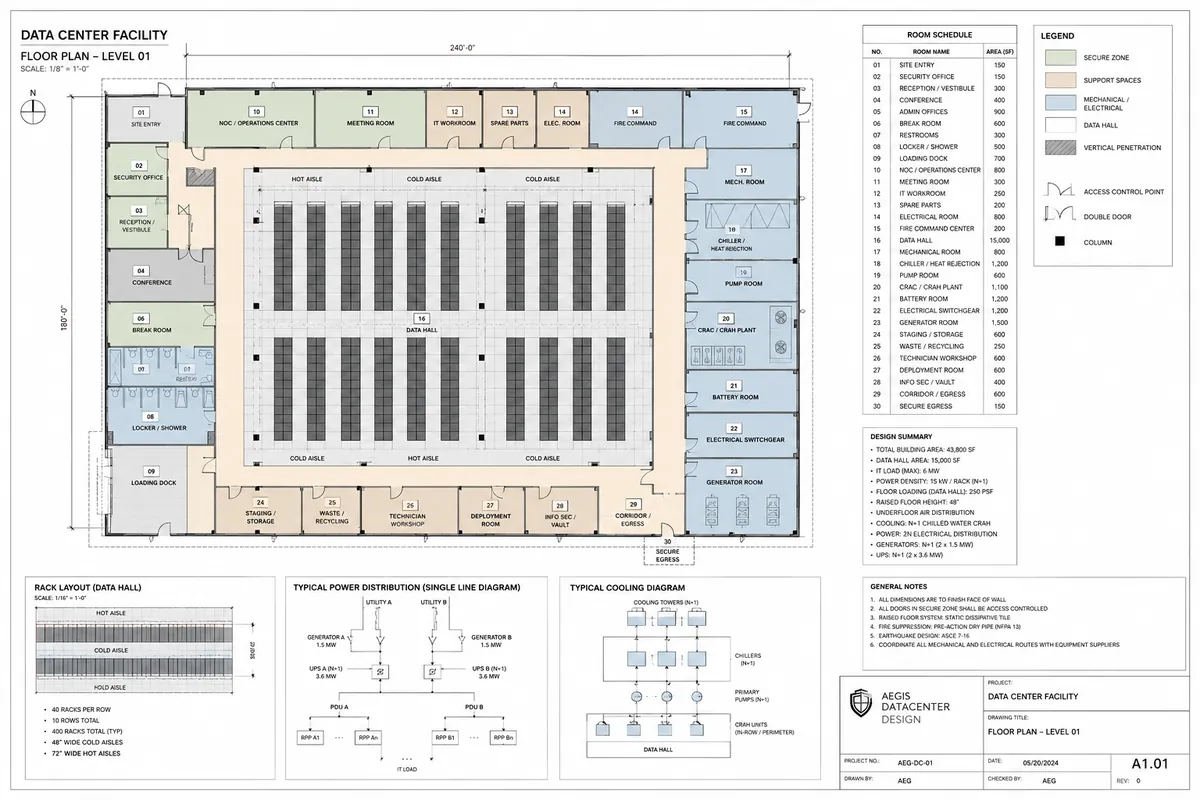 Interior of Data Center IV — É-ḪUR.SAG, Pasadena